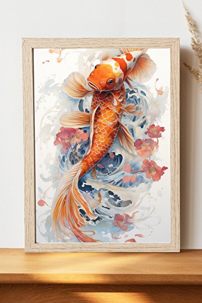 Luna Marissa Αφίσα ψαριών - Αφίσα τοίχου από γυαλιστερό χαρτί χωρίς πλαίσιο