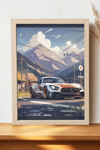 Luna Marissa Αφίσα Mercedes - Αφίσα αυτοκινήτου από γυαλιστερό χαρτί χωρίς πλ...