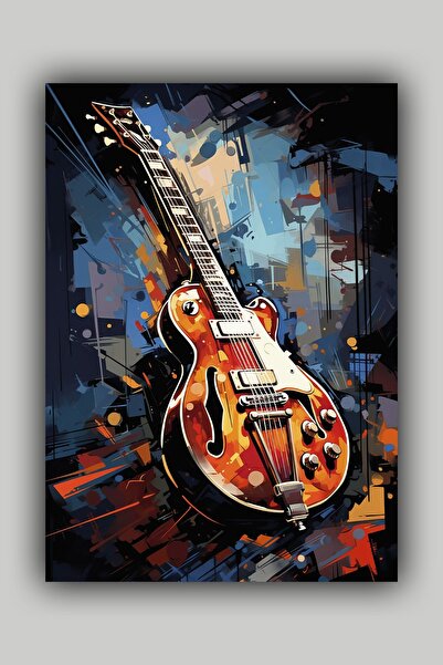 Luna Marissa Εικονογράφηση Αφίσα κιθάρας Αφίσα τοίχου χωρίς πλαίσιο