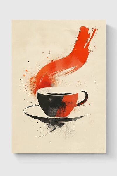Luna Marissa Αφίσα τοίχου με φλιτζάνι καφέ χωρίς πλαίσιο