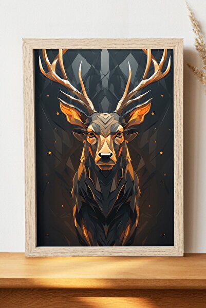 Luna Marissa Αφίσα ελαφιών - Αφίσα τοίχου από γυαλιστερό χαρτί χωρίς πλαίσιο