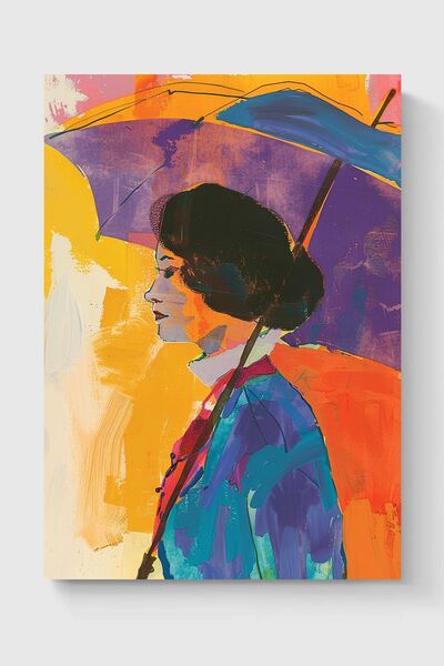 Luna Marissa Γυναικεία αφίσα με ομπρέλα - Παντελόνι Duar χωρίς πλαίσιο