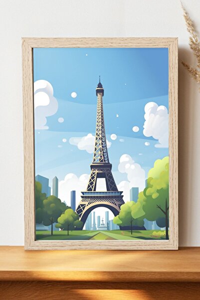 Luna Marissa Αφίσα Anime Style Paris - Αφίσα ψηφιακής τέχνης από χοντρό χαρτί...