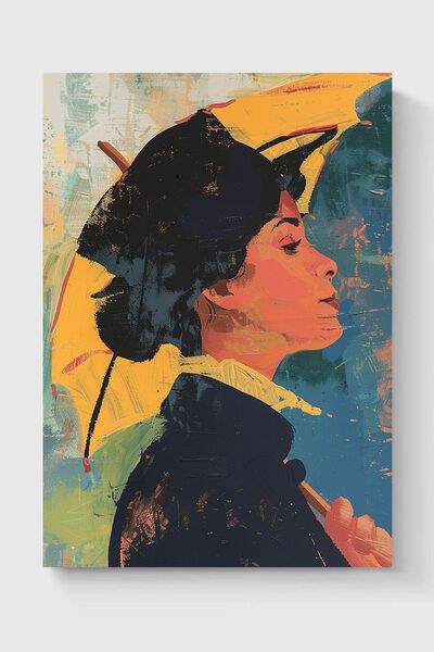 Luna Marissa Γυναικεία αφίσα με ομπρέλα - Παντελόνι Duar χωρίς πλαίσιο