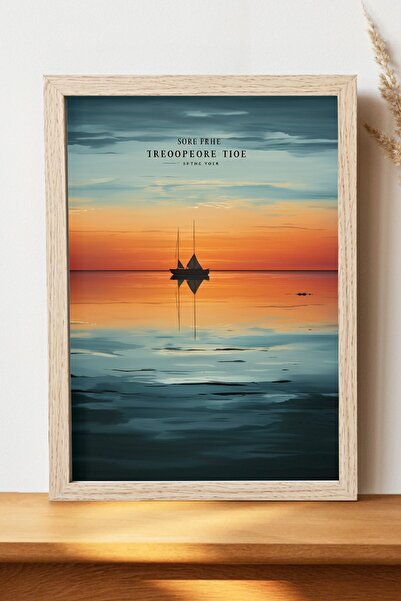 Luna Marissa Αφίσα Ιστιοπλοΐας - Αφίσα τοίχου από γυαλιστερό χαρτί χωρίς πλαίσιο