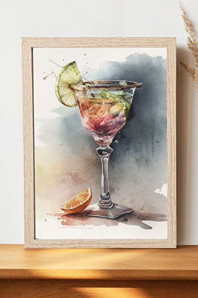 Luna Marissa Αφίσα κοκτέιλ - Αφίσα ψηφιακής τέχνης από χοντρό χαρτί χωρίς πλα...