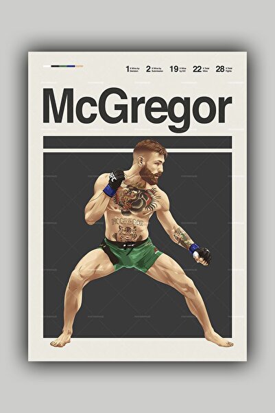 Luna Marissa Αφίσα Conor McGregor - Αφίσα τοίχου χωρίς πλαίσιο