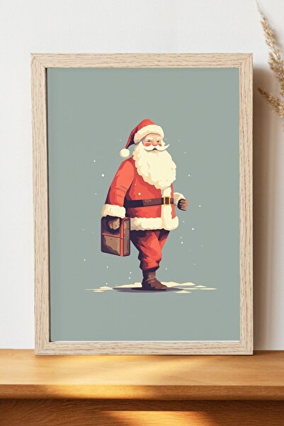 Luna Marissa Αφίσα Άγιου Βασίλη - Αφίσα τοίχου από γυαλιστερό χαρτί χωρίς πλα...