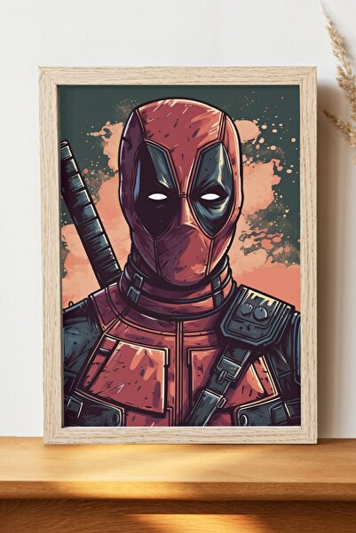 Luna Marissa Αφίσα κόμικ-τέχνης Deadpool - Αφίσα ψηφιακής τέχνης από χοντρό χ...