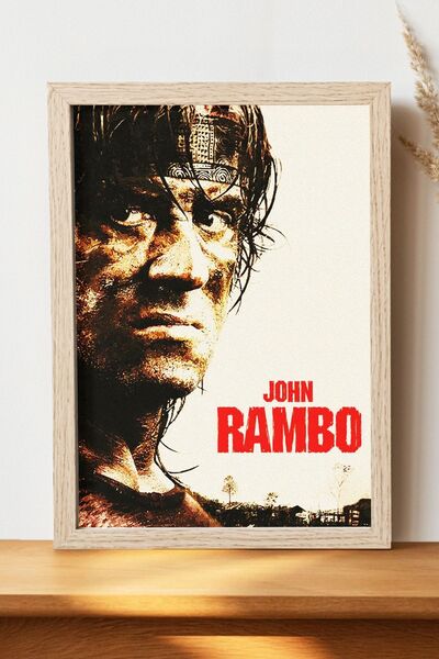 Luna Marissa Αφίσα Rambo - Αφίσα τηλεοπτικής ταινίας από γυαλιστερό χαρτί χωρ...