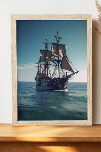 Luna Marissa Αφίσα πειρατικού πλοίου - Αφίσα ψηφιακής τέχνης χωρίς πλαίσιο