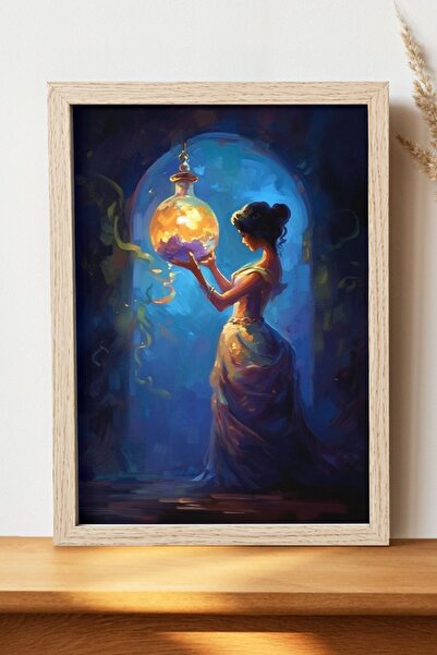 Luna Marissa Εικονογράφηση Γυναικεία αφίσα - Αφίσα τοίχου από γυαλιστερό χαρτ...