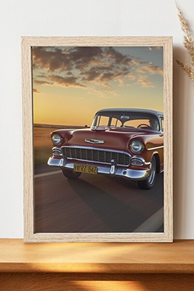 Luna Marissa Vintage αφίσα Chevrolet - Αφίσα αυτοκινήτου από γυαλιστερό χαρτί...