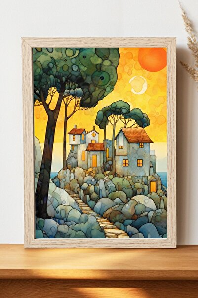 Luna Marissa Αφίσα πόλης - Αφίσα τοίχου από γυαλιστερό χαρτί χωρίς πλαίσιο