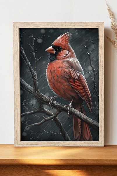 Luna Marissa Αφίσα πουλιών - Αφίσα ψηφιακής τέχνης από χοντρό χαρτί χωρίς πλα...