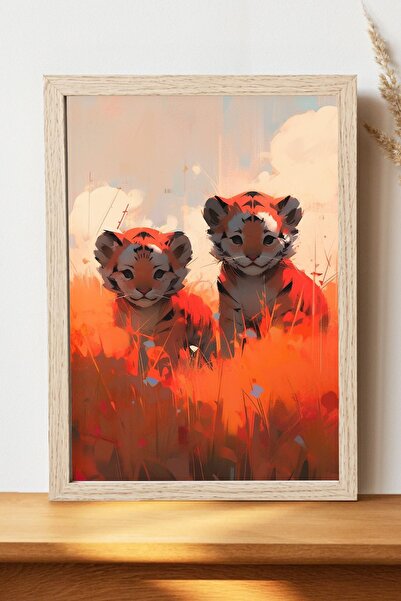 Luna Marissa Αφίσα Tiger - Αφίσα τοίχου από γυαλιστερό χαρτί χωρίς πλαίσιο