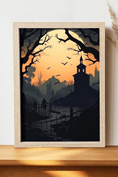 Luna Marissa Αφίσα τοπίων - Αφίσα τοίχου από γυαλιστερό χαρτί χωρίς πλαίσιο