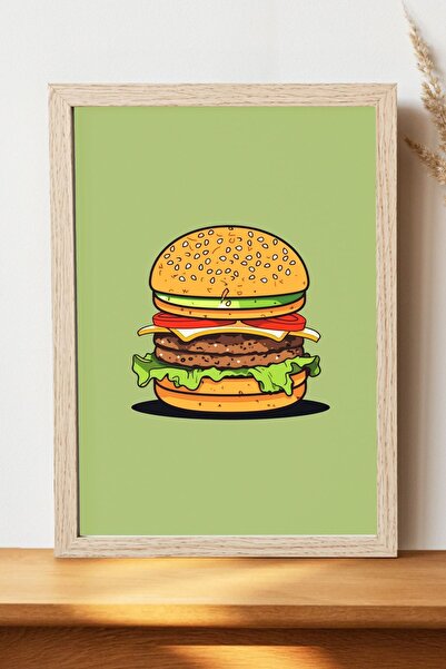 Luna Marissa Αφίσα Χάμπουργκερ - Αφίσα τοίχου από γυαλιστερό χαρτί χωρίς πλαίσιο
