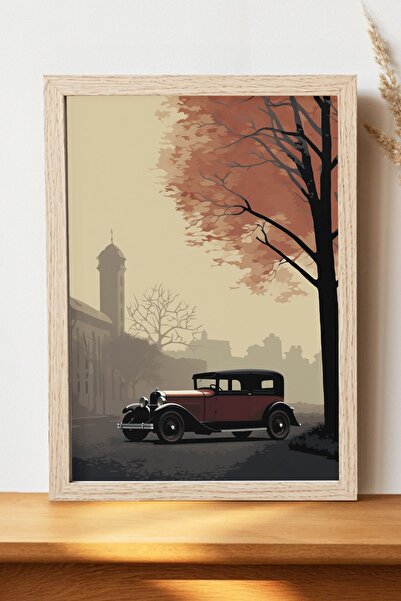 Luna Marissa Vintage αφίσα αυτοκινήτου - Αφίσα αυτοκινήτου από γυαλιστερό χαρ...