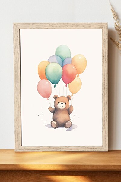 Luna Marissa Αφίσα χαριτωμένης αρκούδας - Αφίσα τοίχου από γυαλιστερό χαρτί χ...