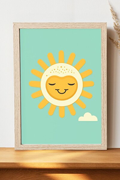 Luna Marissa Αφίσα Güneş - Αφίσα τοίχου από γυαλιστερό χαρτί χωρίς πλαίσιο