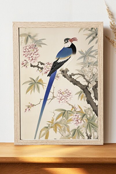 Luna Marissa Αφίσα κινεζικής τέχνης με πουλιά - Χοντρό χαρτί χωρίς πλαίσιο, ψ...