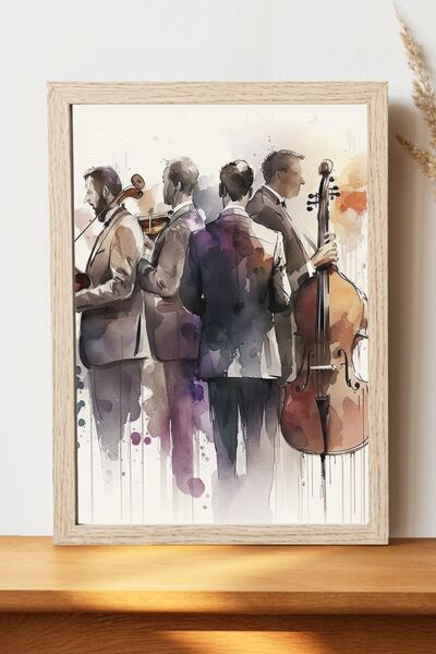 Luna Marissa Αφίσα Ορχήστρας - Αφίσα ψηφιακής τέχνης από χοντρό χαρτί χωρίς π...