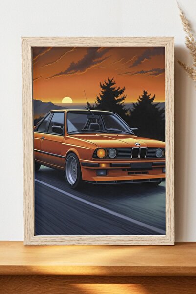 Luna Marissa Αφίσα BMW - Αφίσα αυτοκινήτου από γυαλιστερό χαρτί χωρίς πλαίσιο