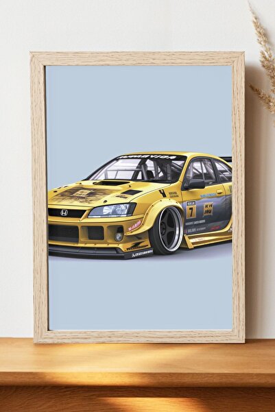 Luna Marissa Αφίσα Honda - Αφίσα αυτοκινήτου από γυαλιστερό χαρτί χωρίς πλαίσιο