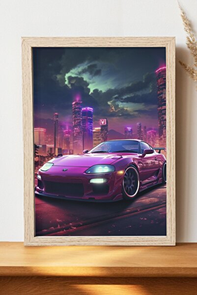 Luna Marissa Ροζ αφίσα αυτοκινήτου - Αφίσα αυτοκινήτου από γυαλιστερό χαρτί χ...