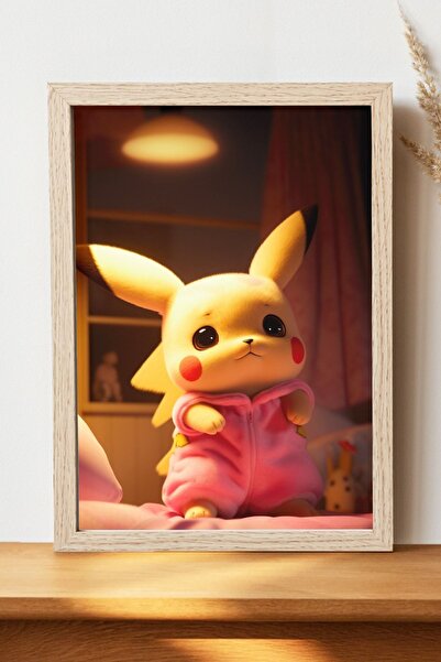 Luna Marissa Αφίσα Pikachu - Αφίσα τοίχου από γυαλιστερό χαρτί χωρίς πλαίσιο