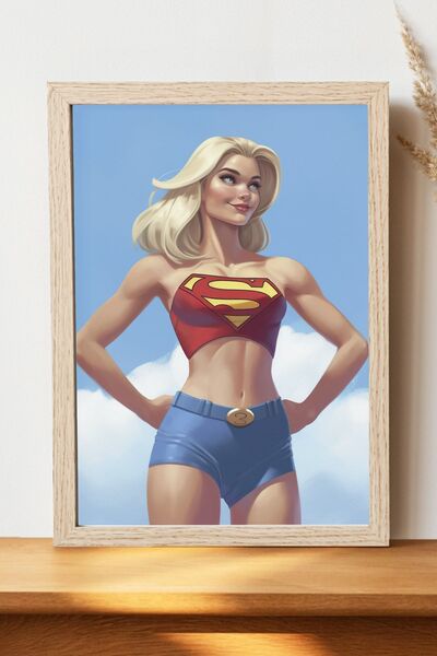 Luna Marissa Αφίσα Anime Supergirl - Αφίσα τοίχου από γυαλιστερό χαρτί χωρίς ...