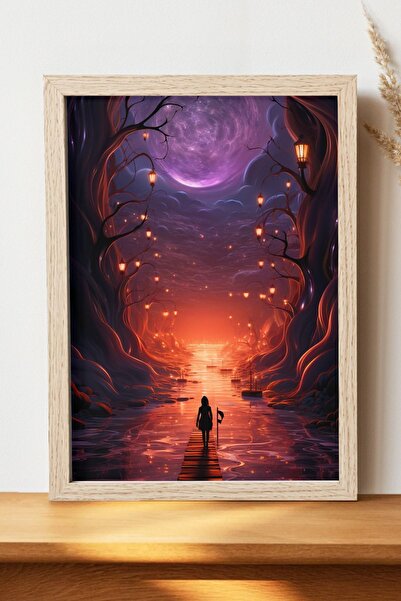 Luna Marissa Αφίσα εικονογράφησης - Αφίσα τοίχου από γυαλιστερό χαρτί χωρίς π...