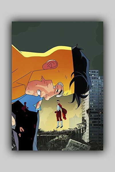 Luna Marissa Invincible Man Poster - Çerçevesiz Duvar Posteri