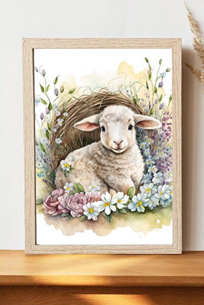 Luna Marissa Αφίσα αρνιού - Αφίσα τοίχου από γυαλιστερό χαρτί χωρίς πλαίσιο