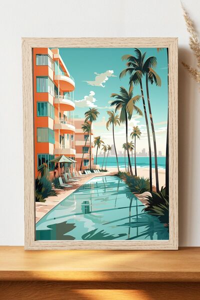 Luna Marissa Αφίσα τοπίων - Αφίσα τοίχου από γυαλιστερό χαρτί χωρίς πλαίσιο