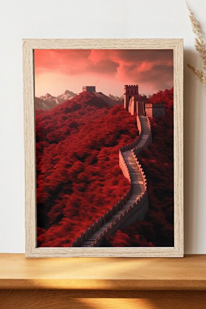 Luna Marissa Αφίσα Το Σινικό Τείχος της Αιγίνης - Αφίσα τοίχου από γυαλιστερό...