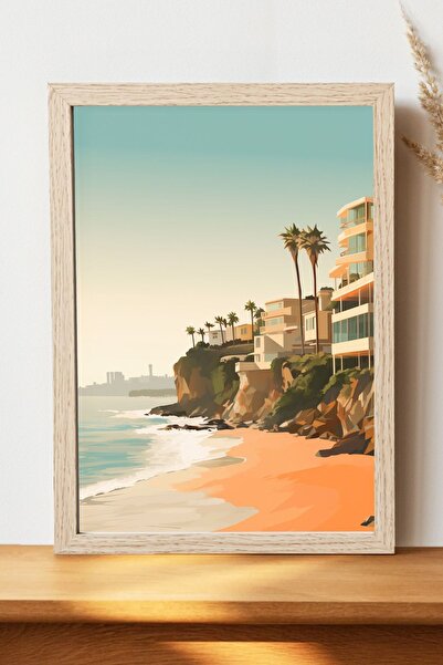 Luna Marissa Αφίσα τοπίων - Αφίσα τοίχου από γυαλιστερό χαρτί χωρίς πλαίσιο