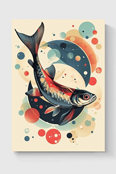 Luna Marissa Καλλιτεχνική αφίσα ψαριών χωρίς πλαίσιο τοίχου
