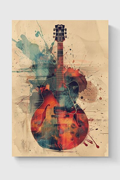 Luna Marissa Καλλιτεχνική αφίσα κιθάρας χωρίς πλαίσιο τοίχου