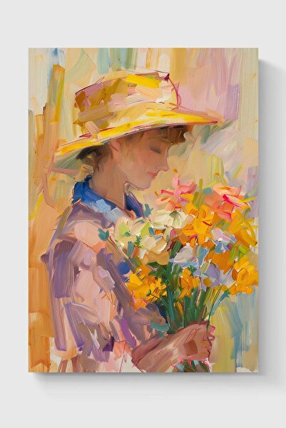 Luna Marissa Καλλιτεχνική αφίσα με λουλούδια για κορίτσια χωρίς πλαίσιο