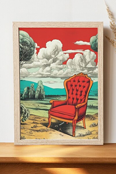 Luna Marissa Αφίσα με σκηνικό με καρέκλα - Αφίσα τοίχου από γυαλιστερό χαρτί ...