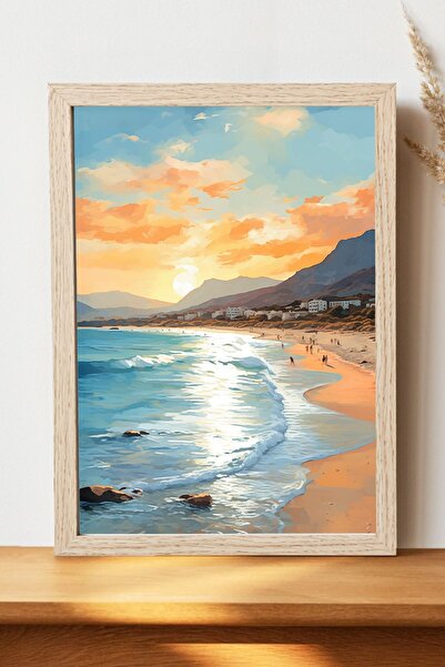 Luna Marissa Αφίσα τοπίων - Αφίσα τοίχου από γυαλιστερό χαρτί χωρίς πλαίσιο