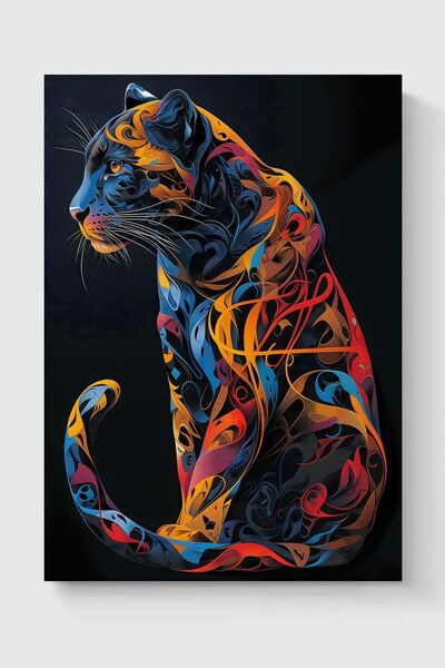 Luna Marissa Καλλιτεχνική αφίσα πάνθηρα χωρίς πλαίσιο τοίχου