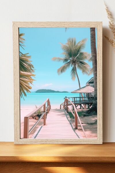 Luna Marissa Αφίσα τοπίων Μπαχάμες - Αφίσα τοίχου από γυαλιστερό χαρτί χωρίς ...