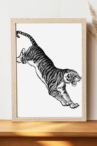 Luna Marissa Αφίσα Tiger - Αφίσα τοίχου από γυαλιστερό χαρτί χωρίς πλαίσιο