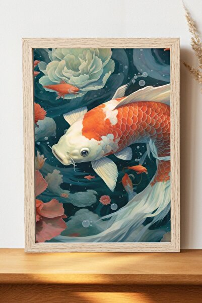 Luna Marissa Αφίσα ψαριών - Αφίσα τοίχου από γυαλιστερό χαρτί χωρίς πλαίσιο