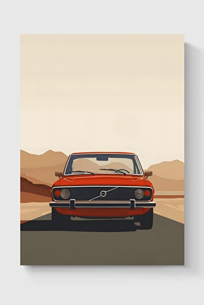 Luna Marissa Αφίσα ρετρό αυτοκινήτου Mustang χωρίς πλαίσιο τοίχου