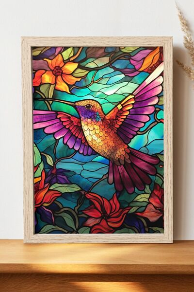 Luna Marissa Αφίσα Paper Art Bird - Αφίσα τοίχου από γυαλιστερό χαρτί χωρίς π...