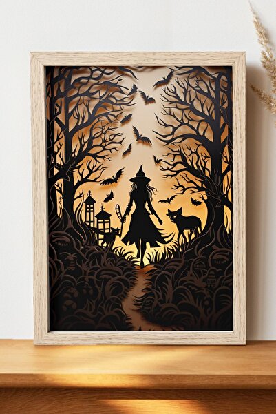 Luna Marissa Αφίσα μαγισσικής κοπέλας - Αφίσα τοίχου από γυαλιστερό χαρτί χωρ...